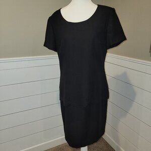 Solid Black Dress for Office-Dinner-Funerals Size 10